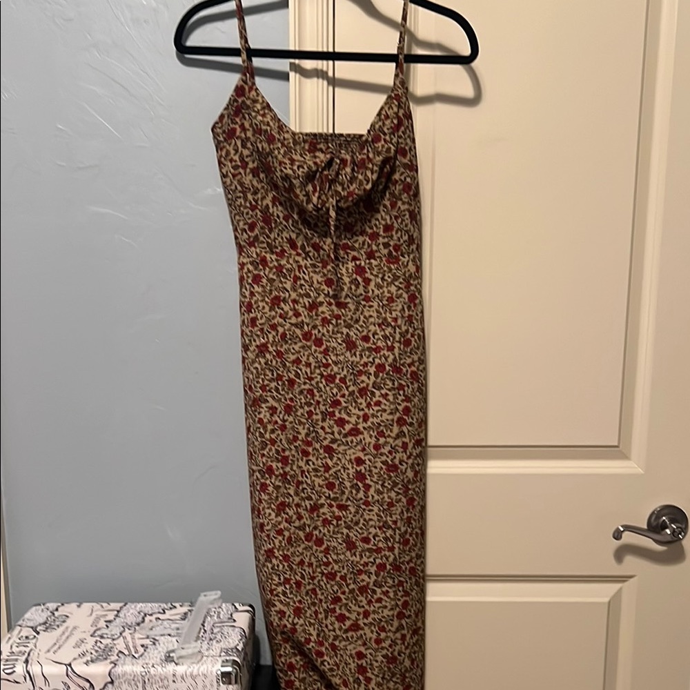Floral Spaghetti Strap Dress